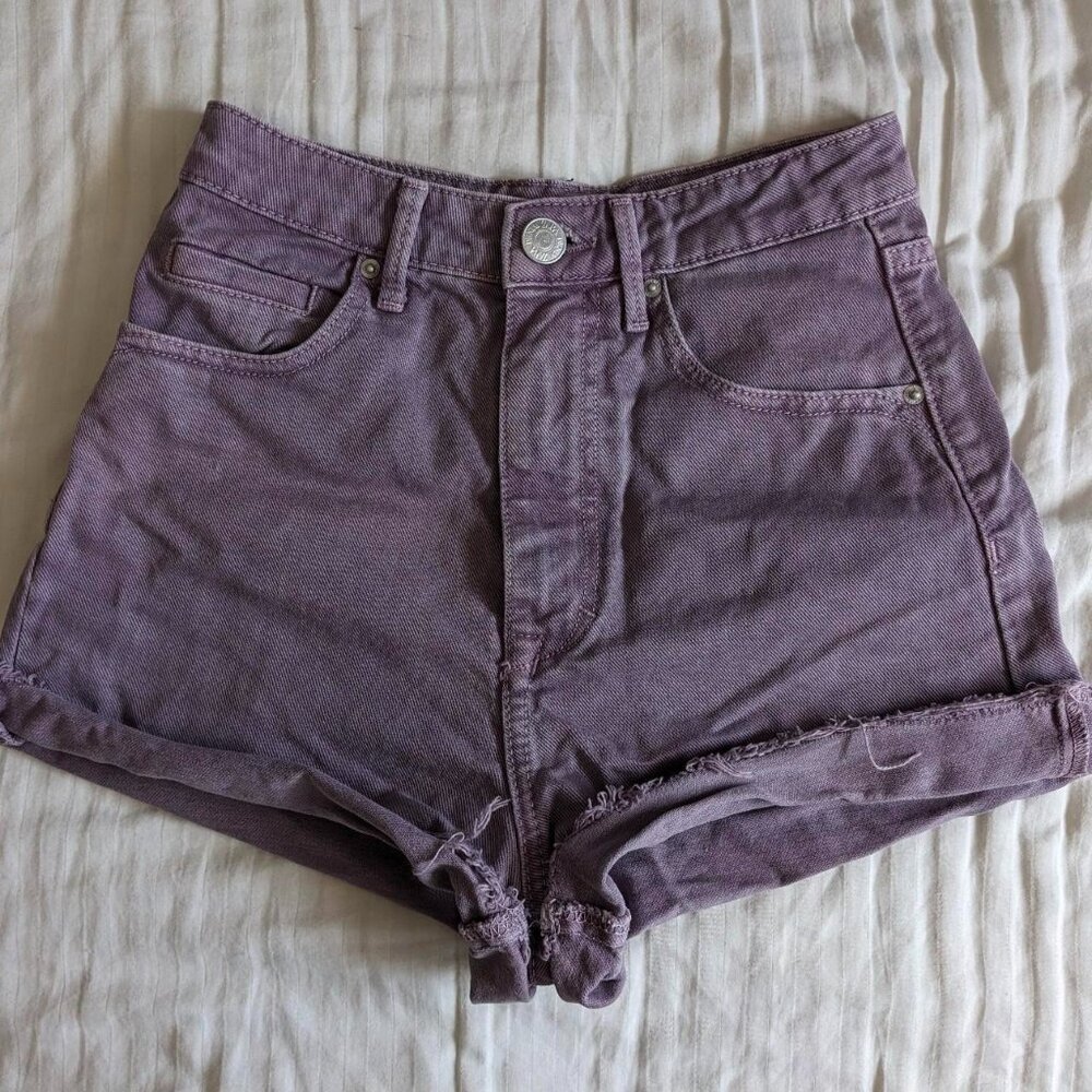 Purple Denim Zara Shorts Size 0